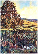 Near Childress Painting by Kendall Kessler