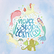 Never Stop Dreaming Painting by Little Bunny Sunshine