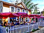 New Hope PA - Dining Al Fresco Photograph by Susan Savad New Hope PA - Dining Al Fresco Photograph by Susan Savad