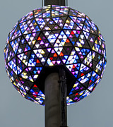 New Year's Eve Ball at Times Square in New York City Photograph by David Oppenheimer
