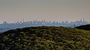 New York City Skyline From The Top of Bear Mountain Photograph by John Morzen
