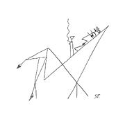 New Yorker January 26th, 1957 Drawing by Saul Steinberg