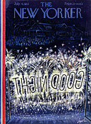 New Yorker July 4 1953 Painting by Constantin Alajalov