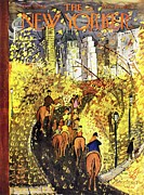 New Yorker October 09 1954 Painting by Ludwig Bemelmans