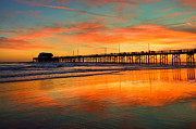 Newport Beach Sunset Photograph by Eddie Yerkish