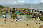 Newquay Harbour at Low Water Photograph by Rod Johnson