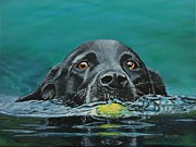 Next Time You Fetch It  Painting by Bob Williams