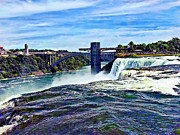 Niagara Falls NY - Prospect Point Observation Tower Photograph by Susan Savad Niagara Falls NY - Prospect Point Observation Tower Photograph by Susan Savad