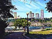 Niagara Falls NY - View From Niagara Falls State Park  Photograph by Susan Savad