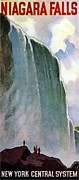 Niagara Falls - Vintage Illustrated Poster Painting by Studio Grafiikka