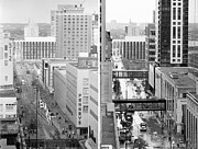 Nicollet Mall from Dayton's 12th floor Photograph by Mike Evangelist