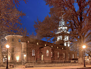 Night Lights St Anne's In The Circle Digital Art by Jim Proctor