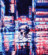 Nightlife - 08 Painting by AM FineArtPrints