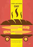 No524 My CHEF minimal movie poster Digital Art by Chungkong Art