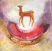Noble Deer Painting by Suzanne Giuriati Cerny