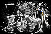 Norton Commando 750cc Cafe Racer Engine Photograph by Tim Gainey