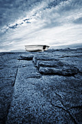 Nubble Light Rowboat Photograph by Luke Moore Nubble Light Rowboat Photograph by Luke Moore