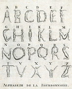 Nude Alphabet With No U, 1789 Photograph by Science Source