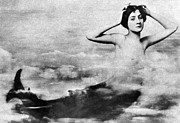 NUDE AS MERMAID, 1890s Photograph by Granger NUDE AS MERMAID, 1890s Photograph by Granger