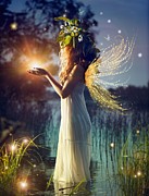 Nymph of August Digital Art by Lilia S