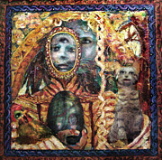 Obatala Prepares for his Journey Mixed Media by Cora Marshall