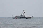 Ocean City's US Coast Guard on Patrol Photograph by Robert Banach