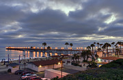Oceanside Pier At Dusk Photograph by Eddie Yerkish