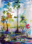 Okefenokee Wild Free and Peaceful Painting by Ginette Callaway