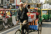 Old Delhi from a Rickshaw 09 Photograph by Werner Padarin