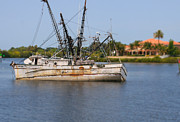 Old Shrimp Boat Photograph by Arnold Hence