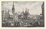 Old Town Hall on the Dam Painting by MotionAge Designs