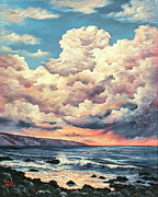 Olivine Pools Maui Painting by Darice Machel McGuire