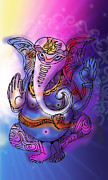Omkareshvar Ganesha Painting by Guruji Aruneshvar Paris Art Curator Katrin Suter Omkareshvar Ganesha Painting by Guruji Aruneshvar Paris Art Curator Katrin Suter