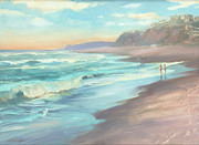 On the Beach Painting by Steve Henderson
