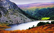 On the Shore of Lough Tay. Wicklow. Ireland Photograph by Jenny Rainbow