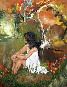 Open-minded Painting by Miroslaw  Chelchowski