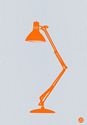 Orange Lamp Photograph by Naxart Studio