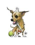 Oyediran 7-1506 Drawing by John LaFree