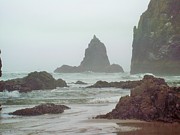 Pacific Ocean Storm on the Rocks Photograph by Carol Riddle