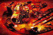 Painted camera Photograph by Garry Gay Painted camera Photograph by Garry Gay