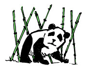 Panda Digital Art by Piotr Dulski Panda Digital Art by Piotr Dulski