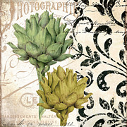 Paris Artichokes Painting by Mindy Sommers