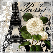 Paris Blanc I Painting by Mindy Sommers