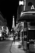 Paris Streets by Night Photograph by Melanie Alexandra Price