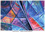 Particle Track Study Seventeen Painting by Scott Wallin