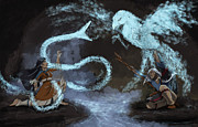 Pathways - Shaman Battle Digital Art by Brandy Woods