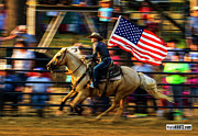 Patriotic Parade Lap Photograph by Jeff Kurtz
