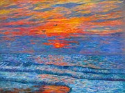 Pawleys Island Sunrise in the Sand Painting by Kendall Kessler