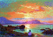 Peace be Still Meditation Painting by Jane Small