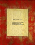 Peace Prayers - Shinto Prayer for Peace Painting by Anjel B Hartwell